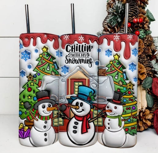 Snowman 20oz Tumbler Designs