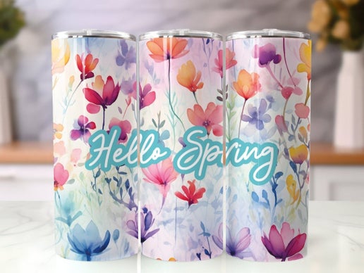 Spring 20oz Tumbler Designs