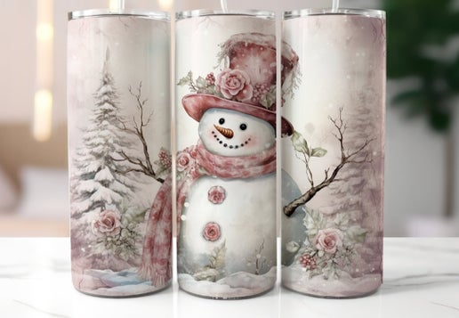 Snowman 20oz Tumbler Designs