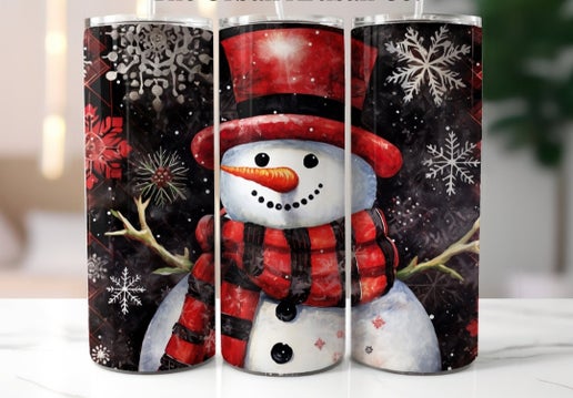 Snowman 20oz Tumbler Designs