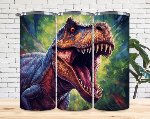 Dinosaur 20oz Tumbler Designs