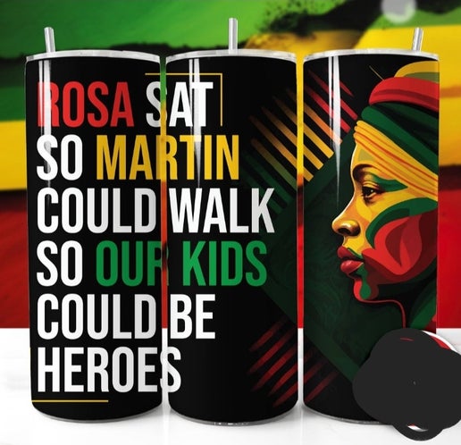 Black History Month 20oz Tumbler Designs