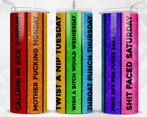 Sarcastic/Snarky 20oz Tumbler Designs