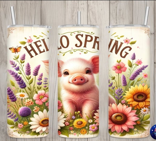 Spring 20oz Tumbler Designs