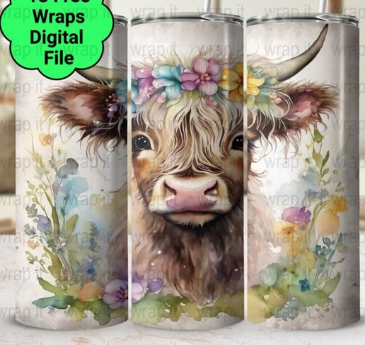 Cow 20oz Tumbler Designs
