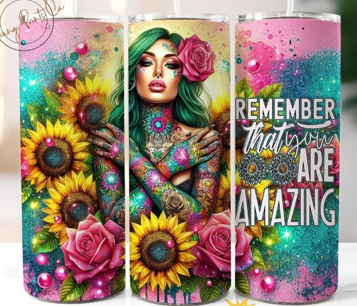 Sunflower 20oz Tumbler Designs