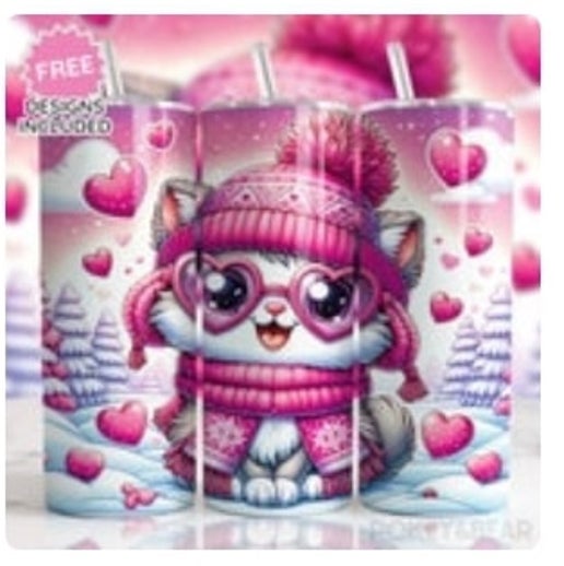 Cat 20oz Tumbler Designs