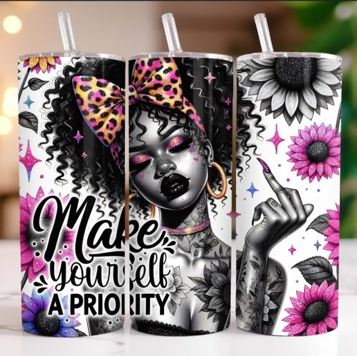 Mental Health/Self Love 20oz Tumbler Designs