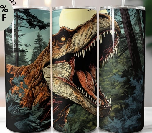 Dinosaur 20oz Tumbler Designs