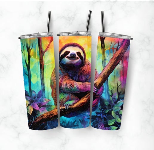 Sloth 20oz Tumbler Designs