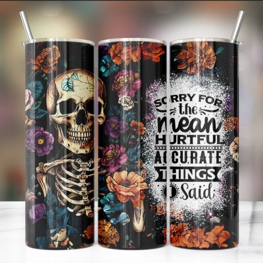 Skull/Skeleton 20oz Tumbler Designs