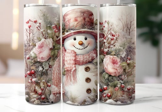 Snowman 20oz Tumbler Designs