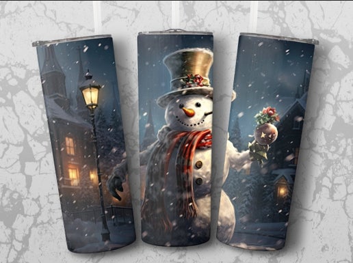 Snowman 20oz Tumbler Designs