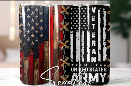 Military 20oz Tumbler Designs