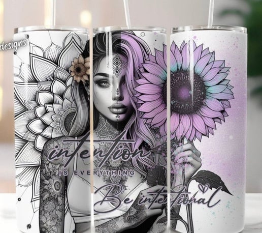 Mental Health/Self Love 20oz Tumbler Designs