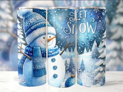 Snowman 20oz Tumbler Designs