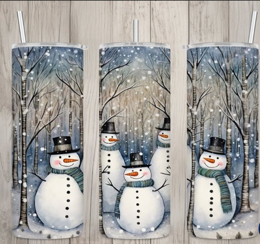 Snowman 20oz Tumbler Designs