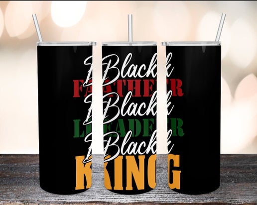 Black King & Queen 20oz Tumbler Designs