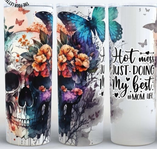 Skull/Skeleton 20oz Tumbler Designs