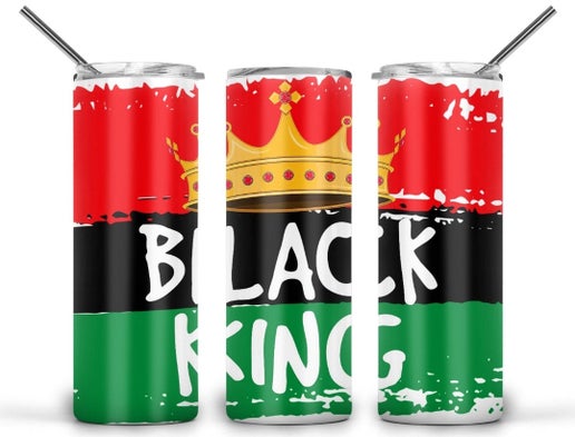 Black King & Queen 20oz Tumbler Designs