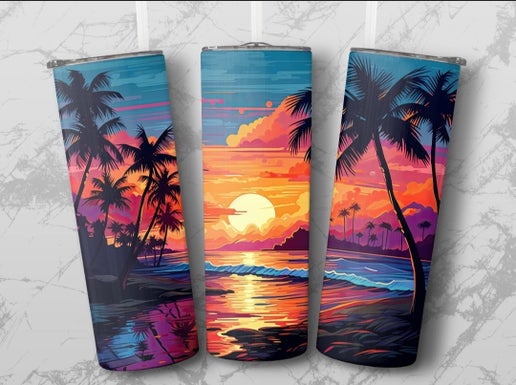 Beach/Sea Life 20oz Tumbler Designs