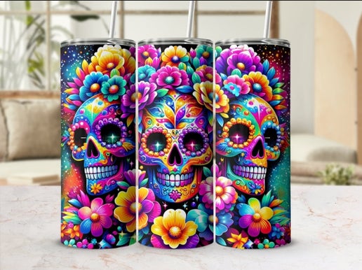 Skull/Skeleton 20oz Tumbler Designs