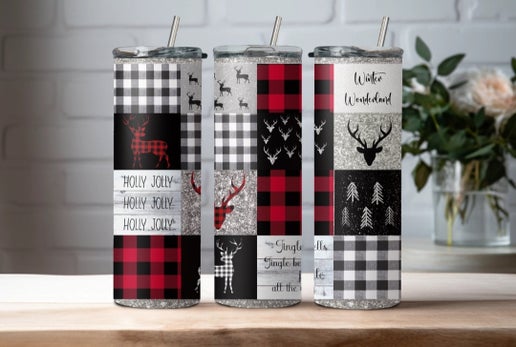 Christmas 20oz Tumbler Designs