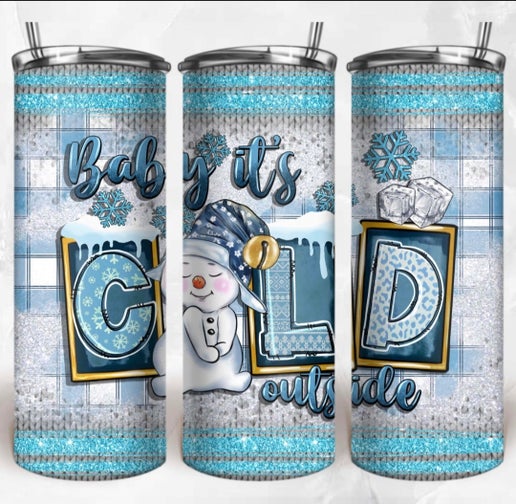 Snowman 20oz Tumbler Designs