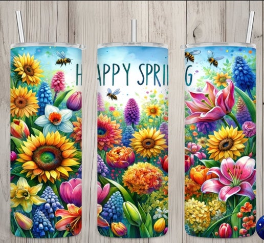 Spring 20oz Tumbler Designs
