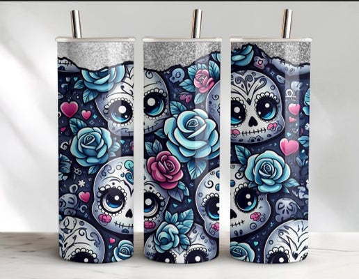 Skull/Skeleton 20oz Tumbler Designs