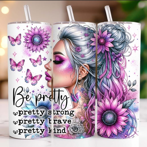 Mental Health/Self Love 20oz Tumbler Designs